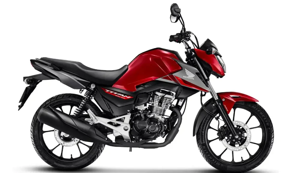 Honda CG 160 vermelha