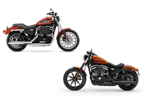Qual a diferença entre a Harley 883 Iron e a 883R