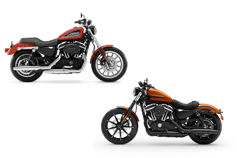 Qual a diferença entre a Harley 883 Iron e a 883R